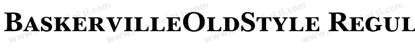 BaskervilleOldStyle Regular字体转换